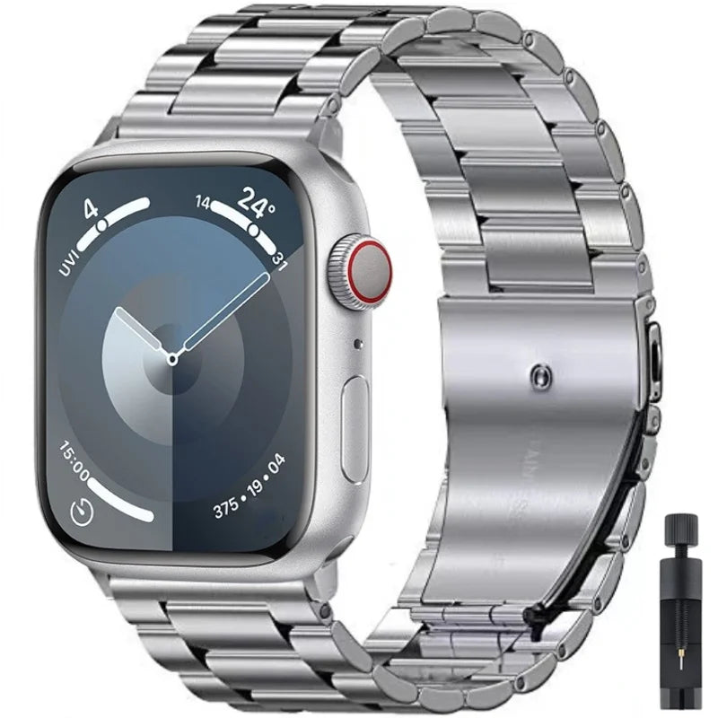 Metal strap For Apple watch 10 46mm 42mm Ultra/2 49mm 9 8 7 45mm 41mm Stainless steel wristband For iWatch 6 5 4 3 SE 44mm 40mm
